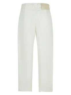 Jeans di cotone bianco