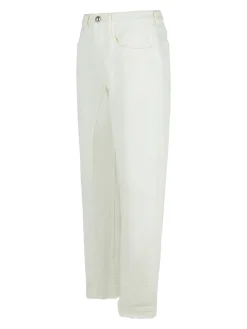 Jeans di cotone bianco