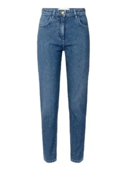 Jeans di cotone con strass