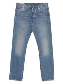 Jeans di cotone in blu