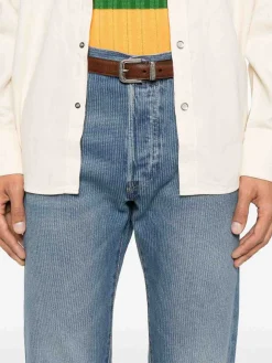 Jeans di cotone in blu