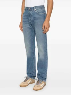 Jeans di cotone in blu