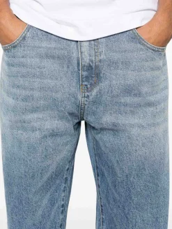 Jeans di cotone in denim astro