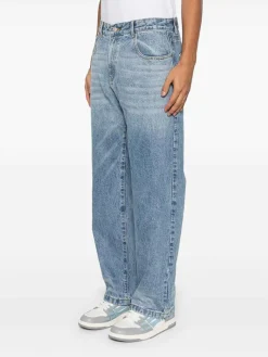 Jeans di cotone in denim astro