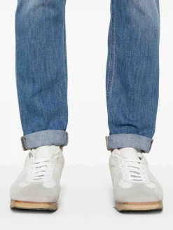 Jeans di jeans magri di George Denim azzurro