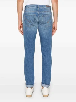 Jeans di jeans magri di George Denim azzurro