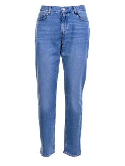Jeans dritti in denim