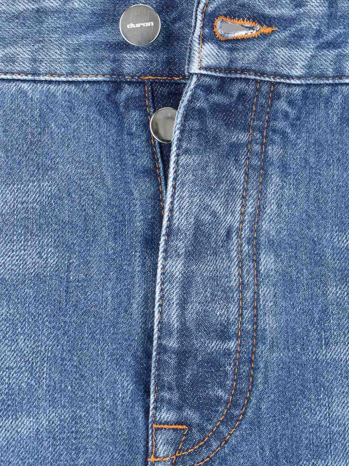 Jeans dritti ritagliato