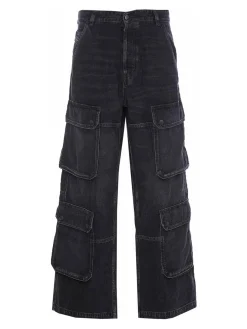 Jeans D-touch-cargo neri
