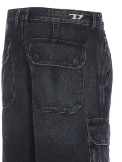 Jeans D-touch-cargo neri