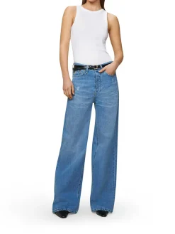 Jeans gamba larga pattinata