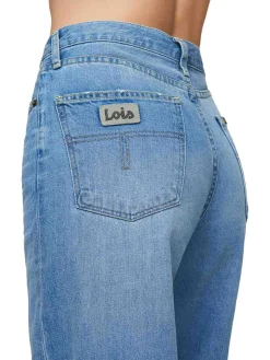 Jeans gamba larga pattinata