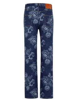 Jeans in denim blu