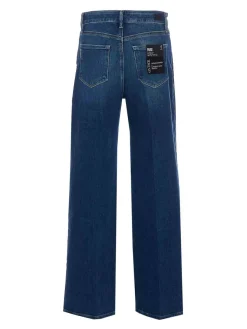 Jeans in denim con frontale