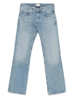 Jeans in denim di cotone blu