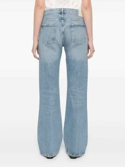 Jeans in denim di cotone blu