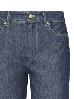 Jeans in denim gamba dritta