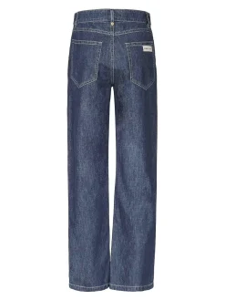 Jeans in denim gamba dritta