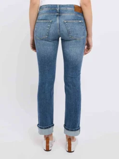 Jeans in forma Monica Slim in Blue Denim