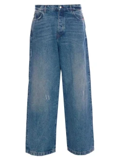 Jeans larghi in denim