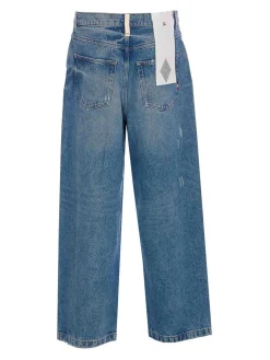 Jeans larghi in denim