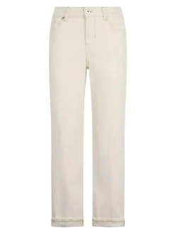 Jeans palazzo beige lunghi