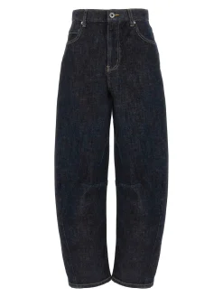 Jeans per gamba a botte indaco
