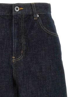 Jeans per gamba a botte indaco