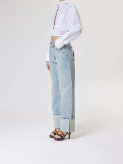 Jeans risvolto 14 oz denim