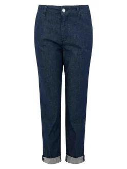 Jeans slim-fit in denim blu scuro