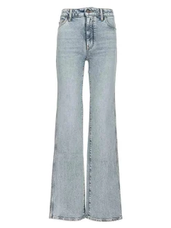Jeans sottili con patch quad ma