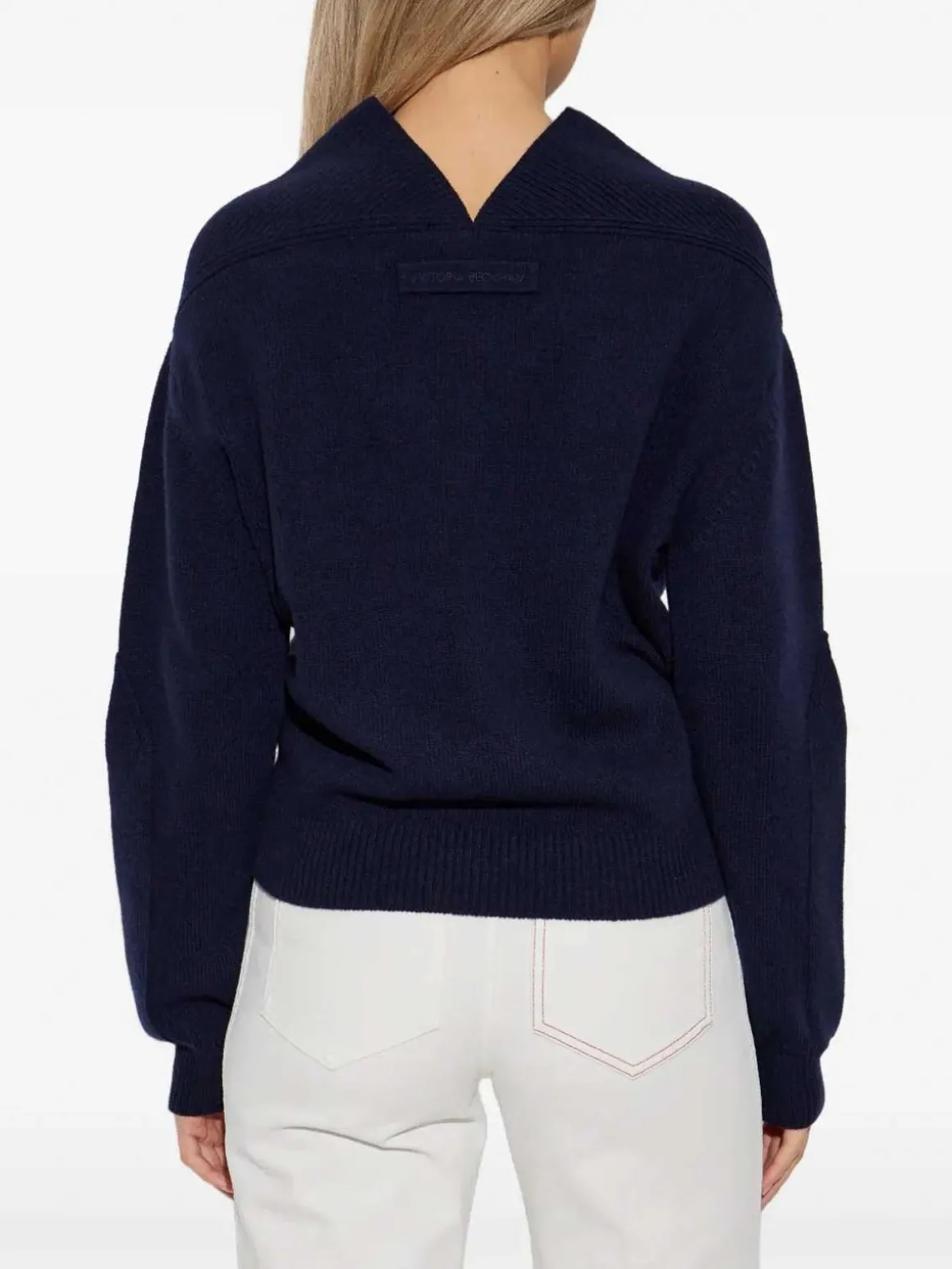 Jumper dettagliativo del giogo a v-collo