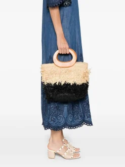 Keshia beige medio e borsa nera