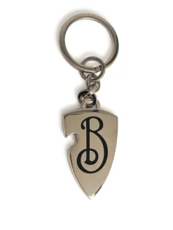 Keyring in metallo nero