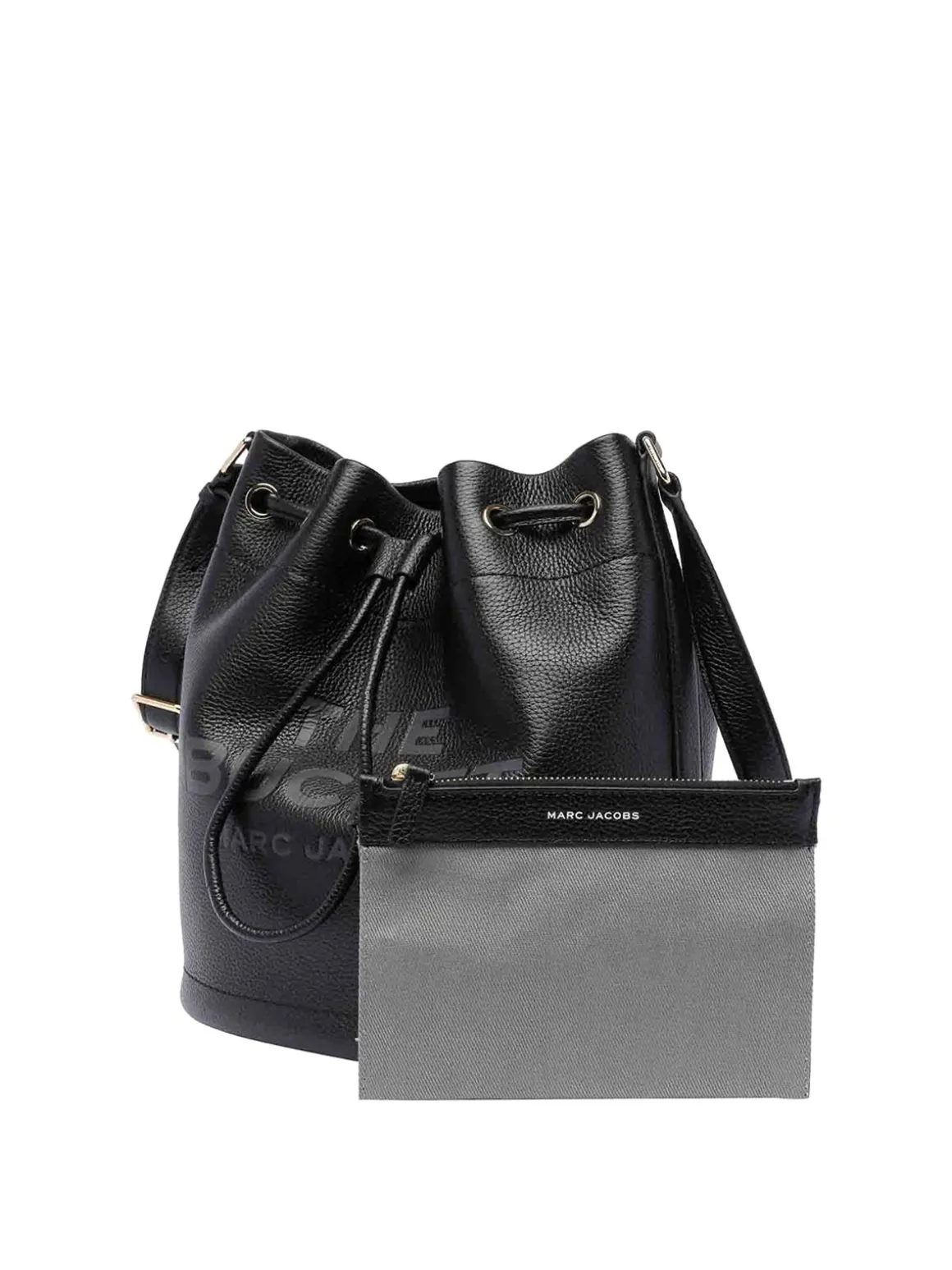 La borsa a secchiello grande in pelle