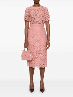 Lace Midi Skirt