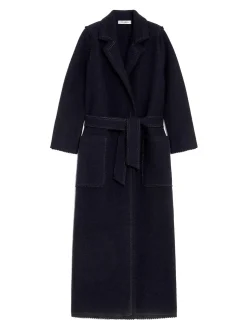 Lana jene e cappotto in maglia in cashmere