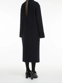 Lana jene e cappotto in maglia in cashmere