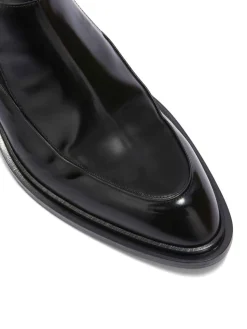 Leather boots