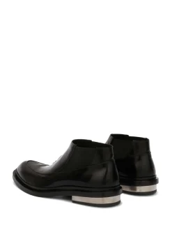 Leather boots