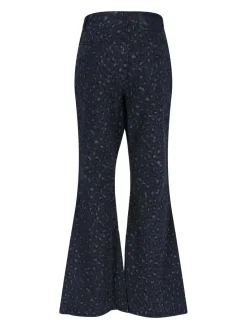 Logo bootcut jeans
