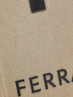 Logo canvas tote