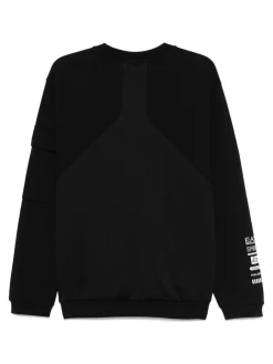 Logo Cotton Crewneck Sweatshirt