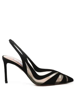Lune Suede Slingbacks