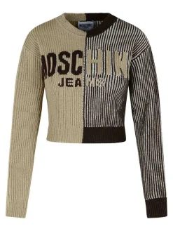 Magione di miscela in cashmere bicolore