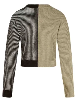 Magione di miscela in cashmere bicolore