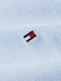Maglia Girocollo Celeste Con Mini Logo