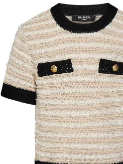 Maglia In Cotone Con Righe