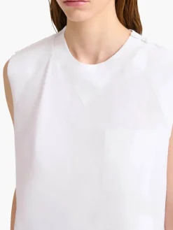 Maglietta Bianca Crop