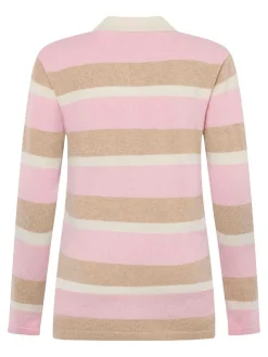 Maglione a strisce polo
